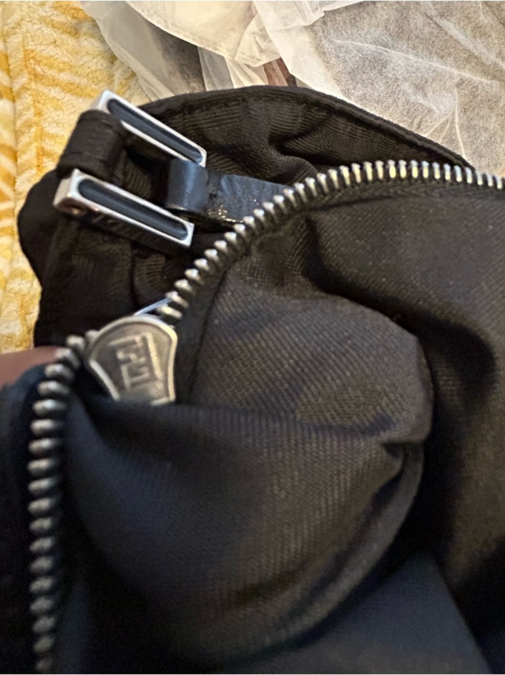 Fendi monogram Black Shoulder Tote Bag - Picture 8 of 11
